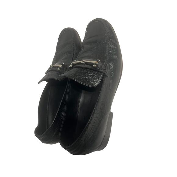 Gambinelli Made in Colombia size 42 black leather loafers - Picture 3 of 8